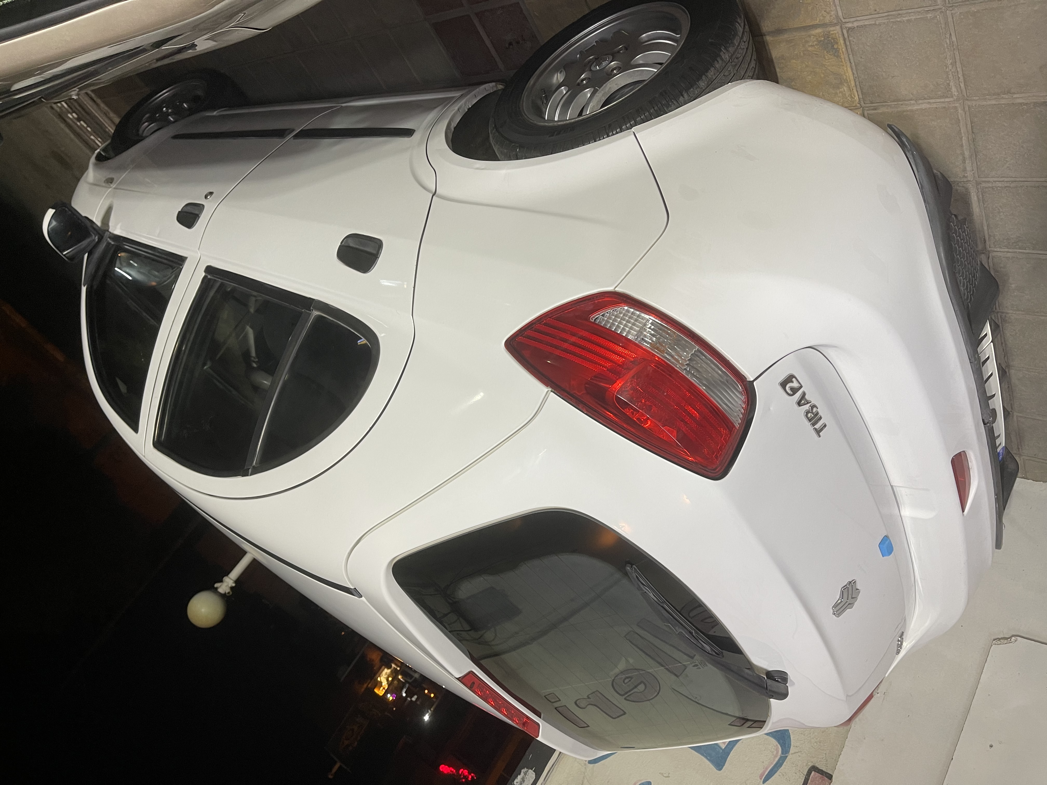 تیبا 2 - سفید - مدل 96 - بدون رنگ