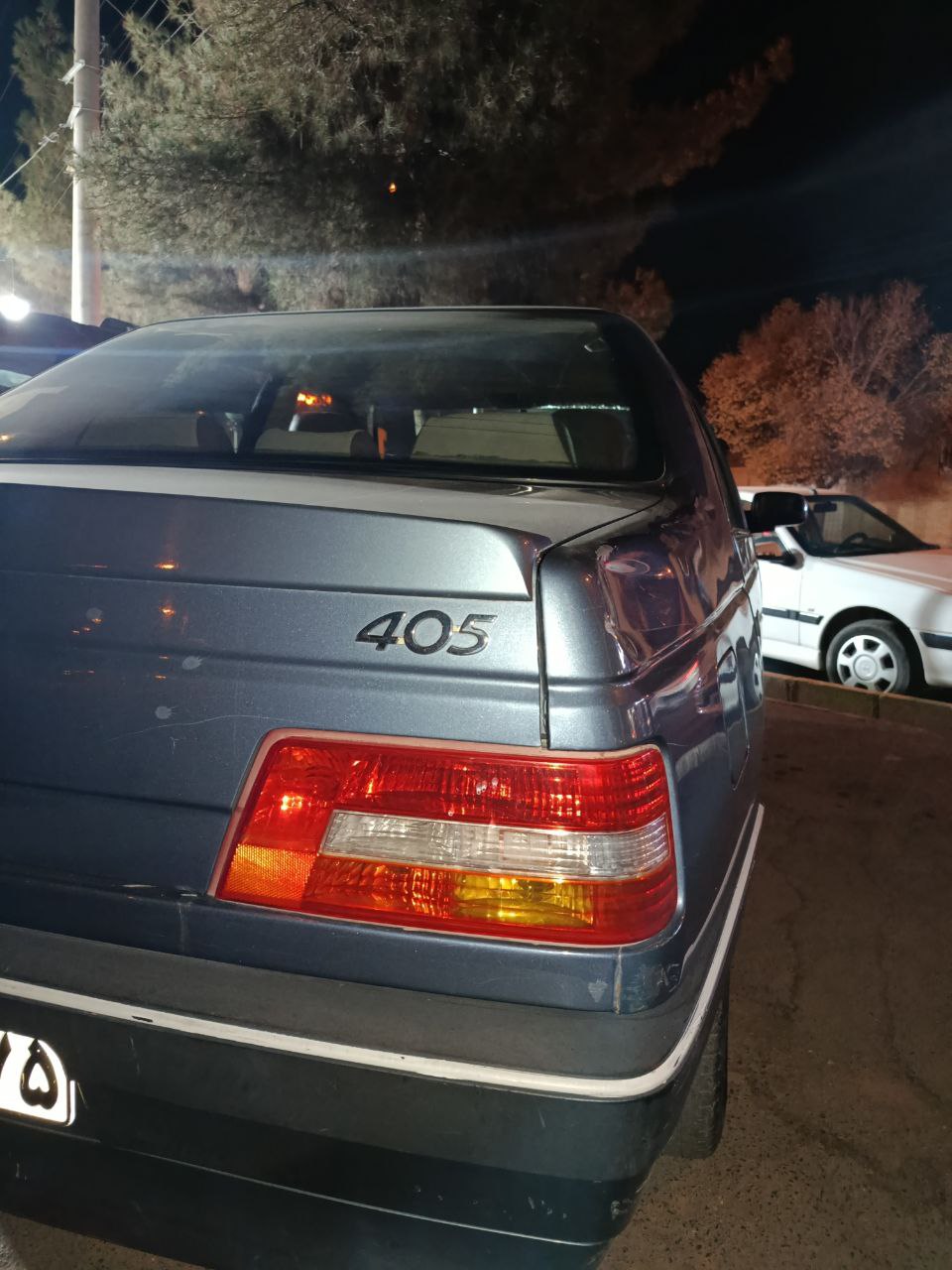 پژو 405 GLX سفارشی - نقره ای مدل 98 - رینگ سفارشی خرچنگی